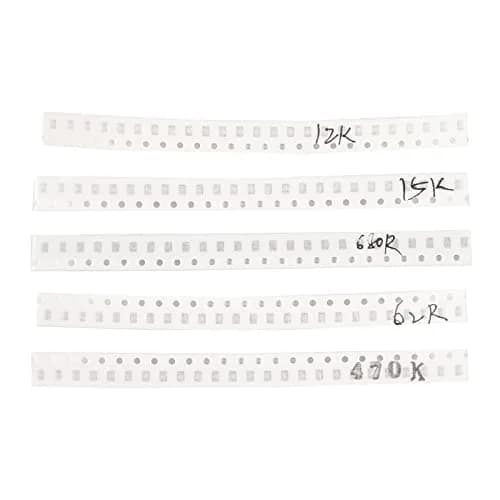 AEDIKO 1500pcs 1206 Resistors Kit 60 Values 1% 0.25W | Assorted SMD Resistor Pack thumbnail 2