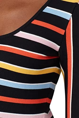 Great Jones Rent the Runway Pre-Loved Multi Striped Knit Sweater, Multi, Medium | Playful Style & Quality thumbnail 4