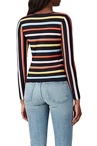 Great Jones Rent the Runway Pre-Loved Multi Striped Knit Sweater, Multi, Medium | Playful Style & Quality thumbnail 3