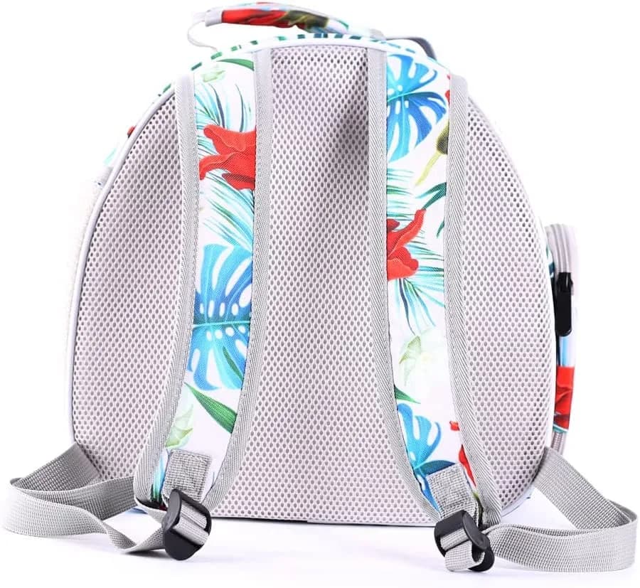 ORIZZP Bird Carrier Backpack with Rope Perch & Bubble Window, Multi-Colored Polyester, 35.6cm (14in) Height | Portable Pet Travel Bag thumbnail 5