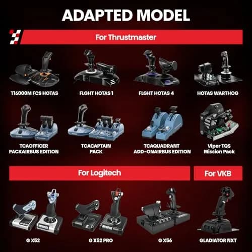 RACGTING 2-Pack Foldable HOTAS Desk Mount for Joystick and Throttle | Adjustable Clamp Bracket for PC Flight Simulators thumbnail 2