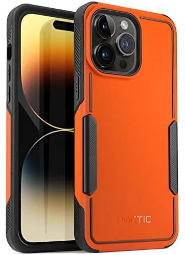 Poetic Neon Case Compatible with iPhone 14 Pro Max | Dual Layer Rugged Shockproof Orange thumbnail 1