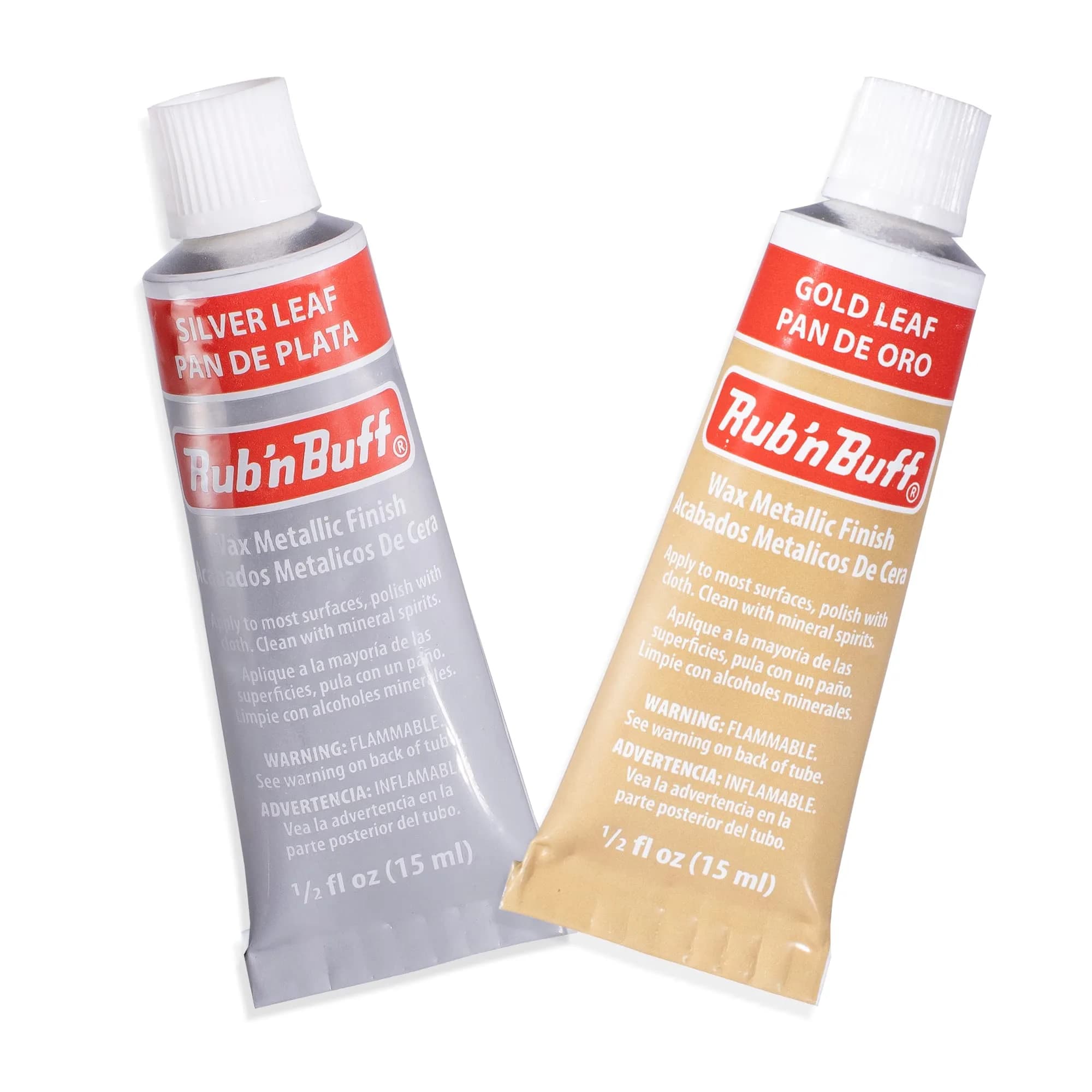 AMACO Rub n Buff Wax Metallic Finish Kit 15ml (0.5oz) Tubes | Gilding Wax for Crafts & Restoration - main product image