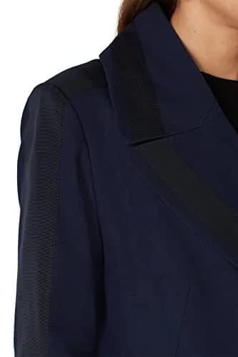 Victor Alfaro Collective Navy Double Breasted Coat | Wool & Blends, X-Small, Navy thumbnail 5