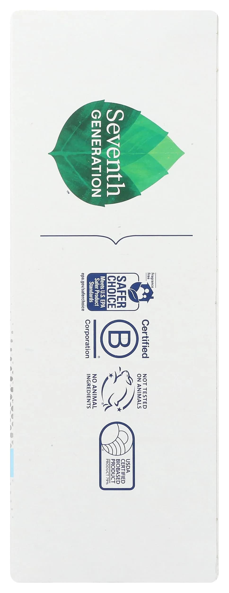 Seventh Generation Free & Clear Dishwasher Detergent Packs, 45 Count - Powerful Plant-Based Cleaning for Sparkling Dishes - view 5