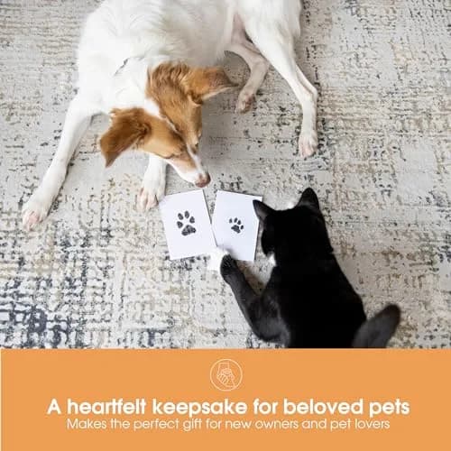Pearhead Paw Print Clean-Touch Ink Pad Kit, Mess Free Inkless Pet Impression Kit, Safe for Cats and Dogs, Pack of 2 thumbnail 4