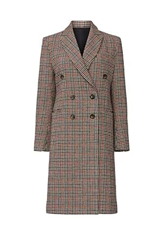 Sweet Baby Jamie Double Breasted Plaid Coat | Wool Blend, Fall Ready, Medium thumbnail 2
