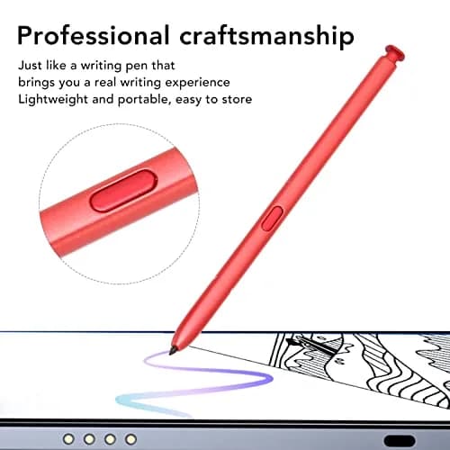Cuifati Pen for Note 10 Lite | High Sensitivity Capacitive Stylus, Red thumbnail 2