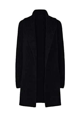KF/KaufmanFranco Collective Black Knit Sweater Coat | Cozy Pre-Loved Women’s Cardigan (Medium) thumbnail 2