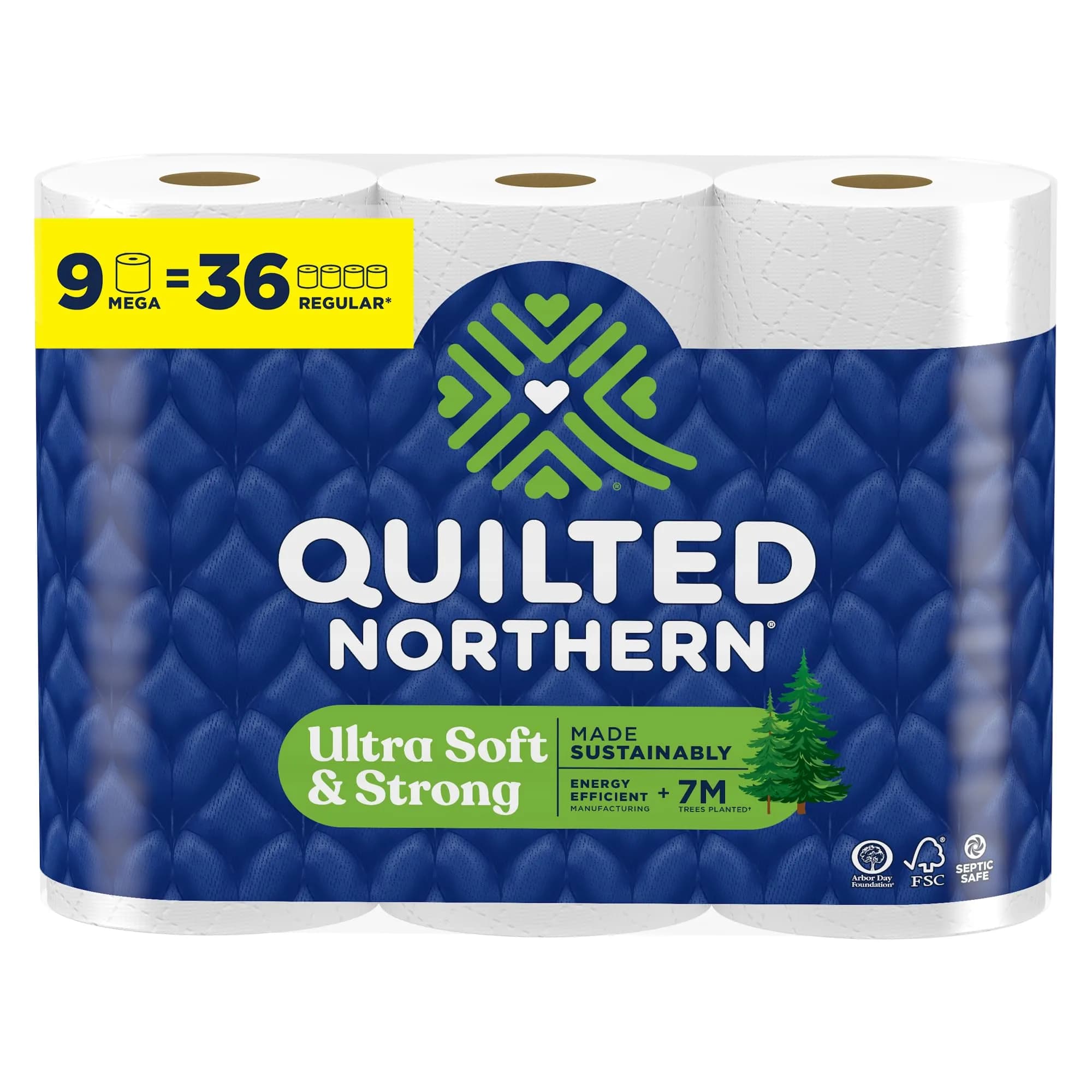 Quilted Northern Ultra Soft & Strong Toilet Paper Mega Rolls | 5X Stronger When Wet - main product image