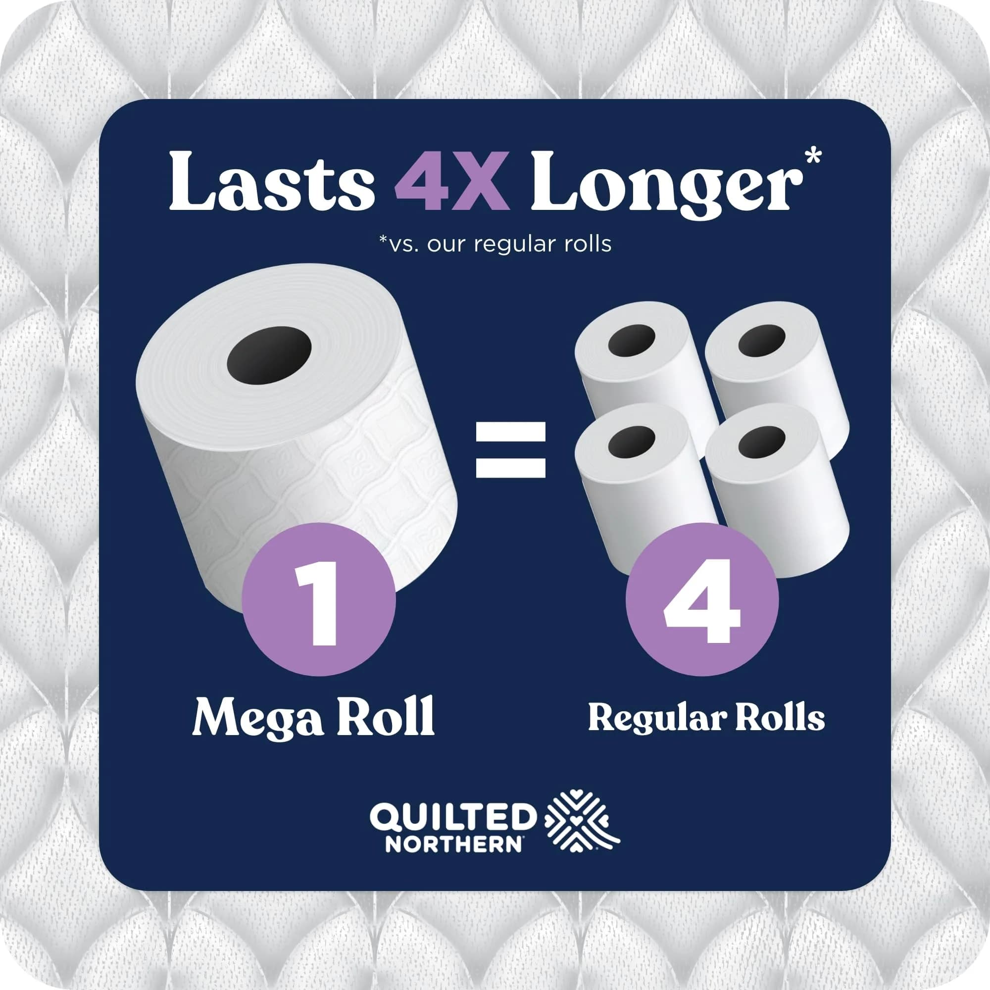 Quilted Northern Ultra Plush Toilet Paper, 6 Mega Rolls (1530 Sheets Total) | 3X Thicker, 3-Ply Soft Toilet Tissue - view 7