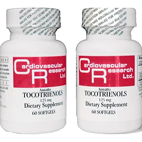 Cardiovascular Research 120 Softgels 125 mg Vitamin E Annatto Tocotrienols | Pure DeltaGOLD, 90% Delta & 10% Gamma, Gluten-Free thumbnail 1