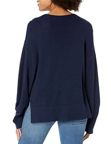 Victor Alfaro Collective Sweater | Multicolored Crew Neck Fitted Cotton, Medium thumbnail 2