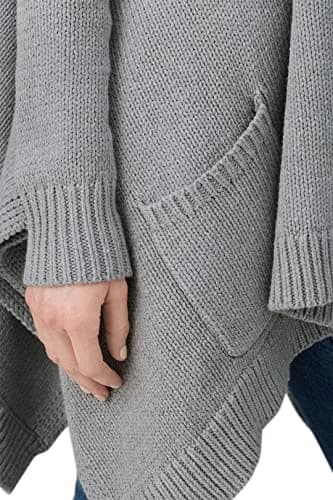 KF/KaufmanFranco Collective Grey Drape Cardigan Large | Open Front, Polyester Blend, Casual Style thumbnail 5
