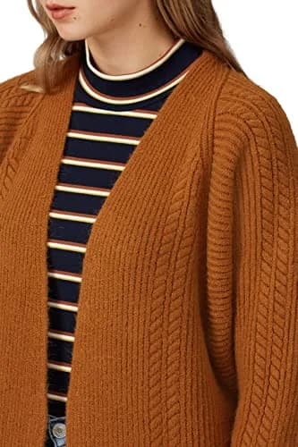 Heartloom Julien Cardigan Small | Cozy Fall Open-Front Sweater with Acrylic & Polyamide thumbnail 5