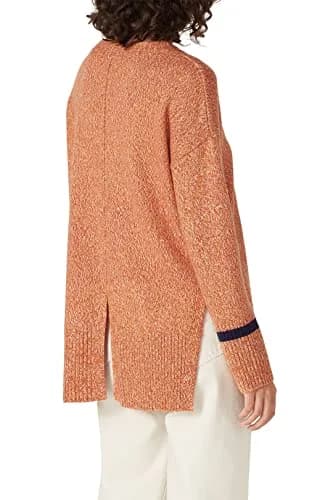 Charli Sweater Crew Neck Vivid Orange | Fall Cozy Knitwear (Small) thumbnail 4