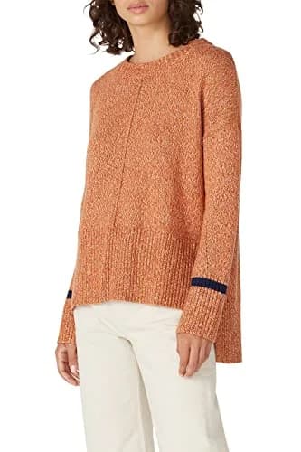 Charli Sweater Crew Neck Vivid Orange | Fall Cozy Knitwear (Small) thumbnail 3