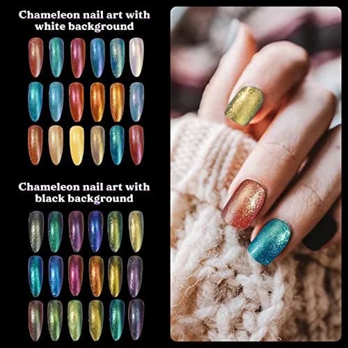 LET'S RESIN Chameleon Mica Powder Set | 18 Jars (3g/0.1oz each) Color Shift Pigment for Resin Crafts thumbnail 4