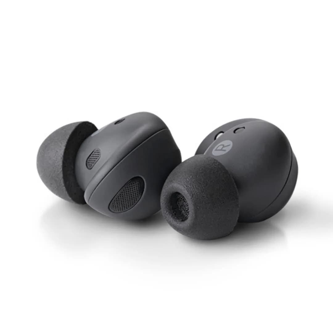 COMPLY Memory Foam Replacement Ear Tips for Samsung Galaxy Buds FE, Black, Small (3 Pairs) - main product image