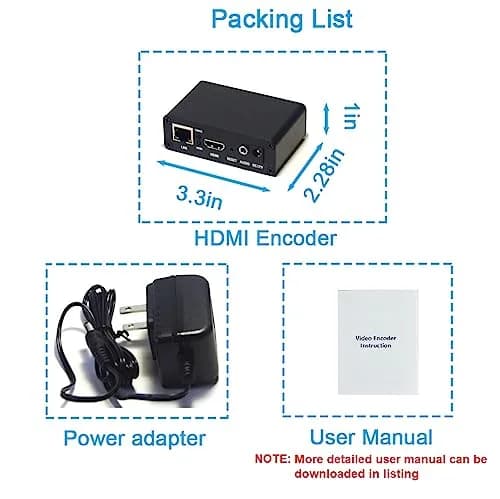 Wilxisum HDMI H.265 H.264 Video Encoder 120g (4.2oz) | Supports SRT/RTMP/RTSP/RTMPS/UDP/HTTP/HLS Protocols thumbnail 10