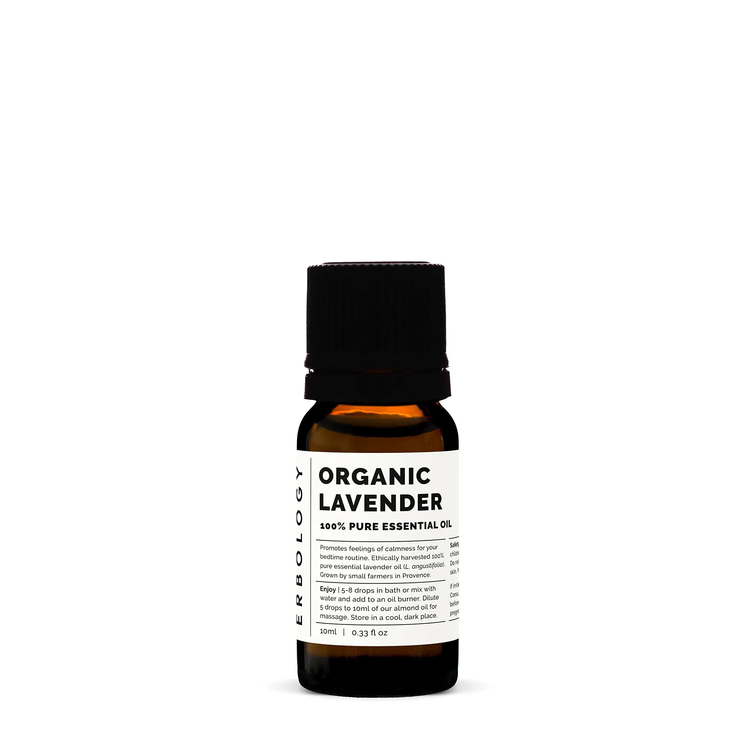Erbology Organic Lavender Essential Oil 0.34 Fl Oz | Pure & Sustainably Sourced — Lavender