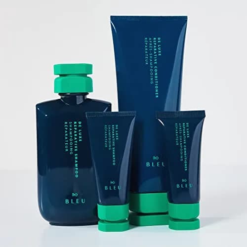 R+Co BLEU DE LUXE Reparative Shampoo + Conditioner 14ml | Hydrates & Repairs Coarse Hair thumbnail 3