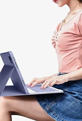 kaitesi Keyboard Case for iPad Air 11 inch (M3/M2)/Air 5th 4th Gen 10.9 Inch/iPad Pro 11 inch 4th/3rd/2nd/1st Gen | Magnetic Detachable Bluetooth Pink thumbnail 8