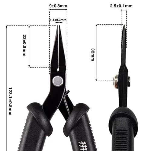 Piececool Professional Metal Model Tools Set - 2pcs Clipper & Needle Nose Pliers | For Metal Earth Kits thumbnail 4