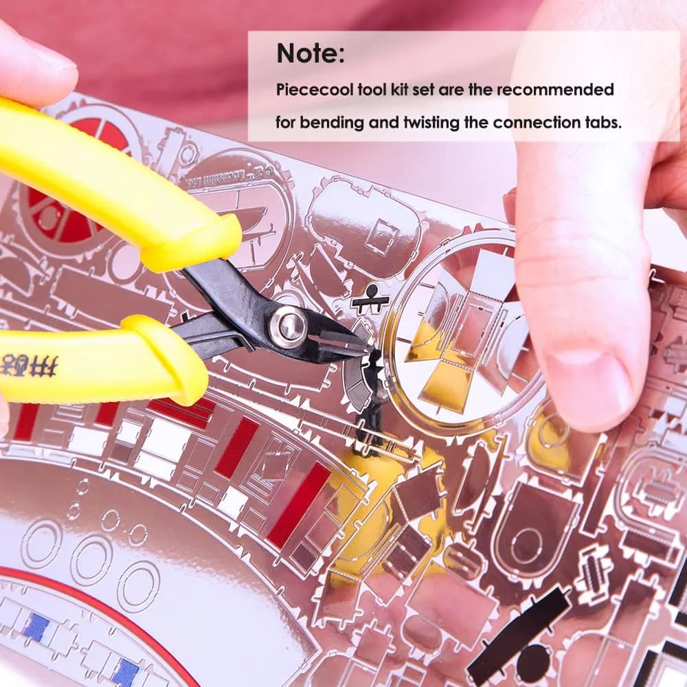 Piececool Professional Metal Model Tools Set - 2pcs Clipper & Needle Nose Pliers | For Metal Earth Kits - view 2
