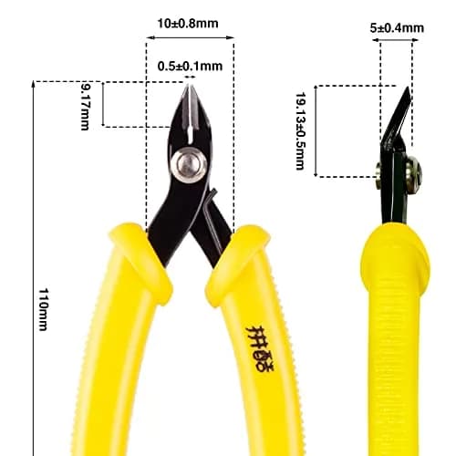 Piececool Professional Metal Model Tools Set - 2pcs Clipper & Needle Nose Pliers | For Metal Earth Kits thumbnail 3