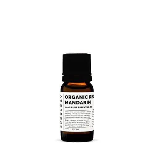 Erbology Red Mandarin Essential Oil 0.34 Fl Oz | Calming & Rejuvenating, Organic, Small Batch thumbnail 1