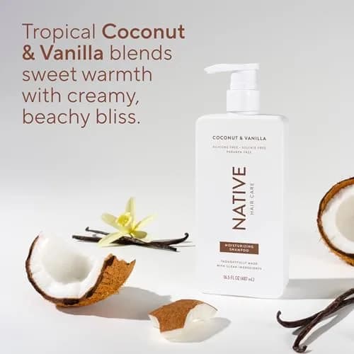 Native Coconut & Vanilla Shampoo and Conditioner Set | 16.5 fl oz (500 ml) Each thumbnail 9