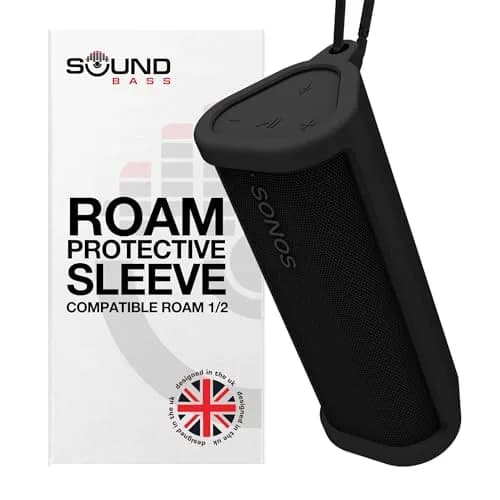 Sound Bass Heavy Duty Protective Carrying Case for Sonos Roam 2 | Black, 18cm (7in) Length thumbnail 8