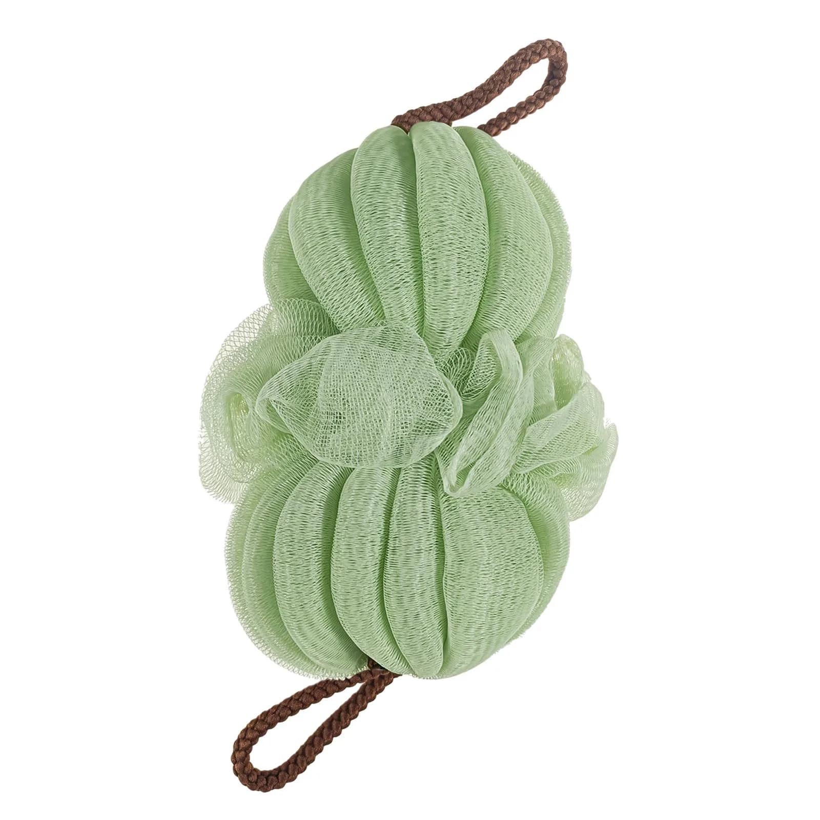 GXBTOPGO Large 85g Green Bath Loofah Sponge for Men & Women | Gentle Exfoliation & Spa Feel — Style 5