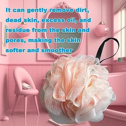 GXBTOPGO Loofah Sponge 50g | Premium Natural Bath Exfoliator for All Skin Types thumbnail 4