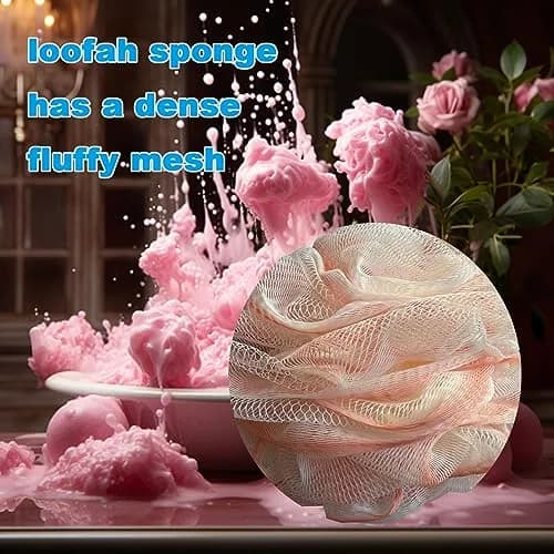 GXBTOPGO Loofah Sponge 50g | Premium Natural Bath Exfoliator for All Skin Types thumbnail 3