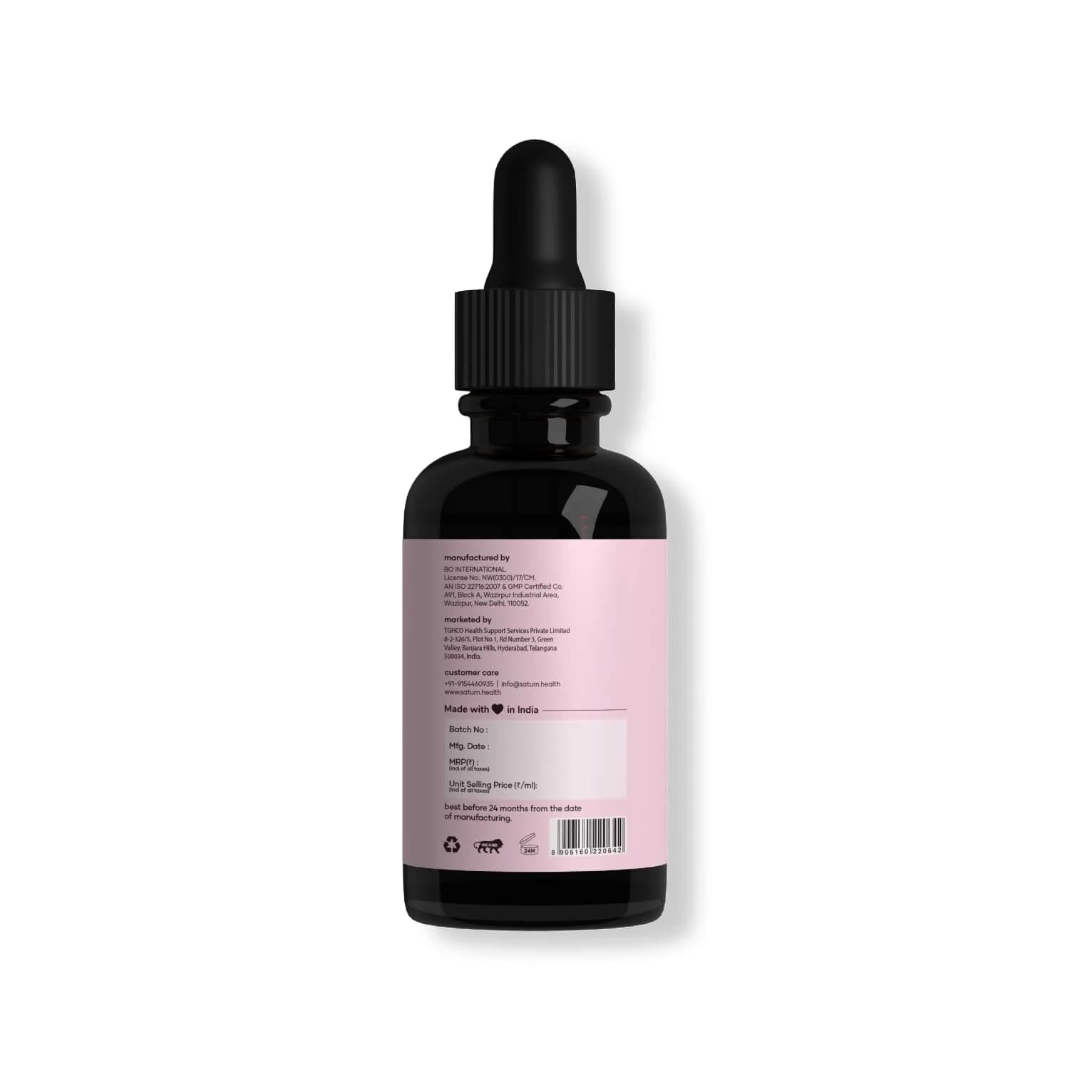 Saturn by GHC Anti Aging Face Serum 30ml (1 Fl Oz) | Powered by Niacinamide, Retinol, Vitamin C for Wrinkles & Dullness - view 8