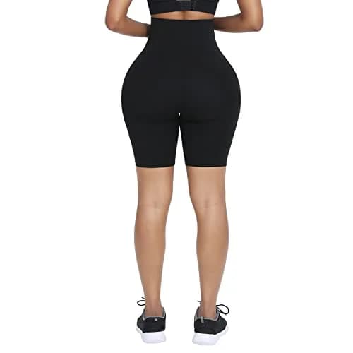 huiming Sauna Sweat Shorts for Women Slimming Compression Workout Thermo Waist Trainer Slimming Leggings Pants Body Shaper | Burn Fat & Shape Waist thumbnail 4
