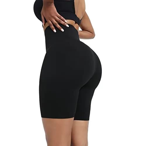 huiming Sauna Sweat Shorts for Women Slimming Compression Workout Thermo Waist Trainer Slimming Leggings Pants Body Shaper | Burn Fat & Shape Waist thumbnail 3
