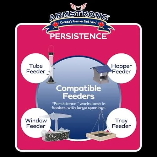 Armstrong Bird Food Royal Jubilee Persistence Blend, 4 Pounds | Premium Bird Seed for Nut & Fruit Lovers thumbnail 5