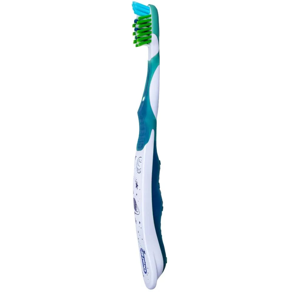 Oral-B Pro-Health Junior CrossAction Galaxy Toothbrush, Ages 6+, Soft - Pack of 3 | Dentist Recommended Manual Toothbrush thumbnail 6