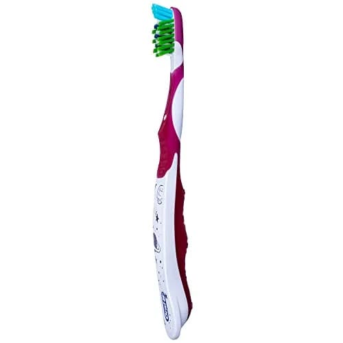 Oral-B Pro-Health Junior CrossAction Galaxy Toothbrush, Ages 6+, Soft - Pack of 3 | Dentist Recommended Manual Toothbrush thumbnail 4