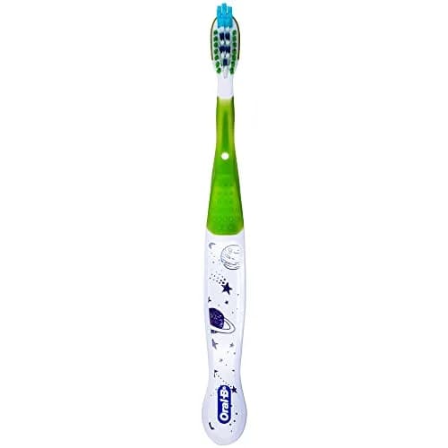 Oral-B Pro-Health Junior CrossAction Galaxy Toothbrush, Ages 6+, Soft - Pack of 6 | Cleans Gaps & Changing Teeth thumbnail 4