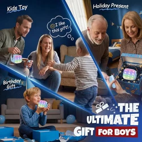 YLL Portable Karaoke Machine for Kids with 2 Wireless Microphones | Bluetooth Speaker for Ages 4-12+ thumbnail 2