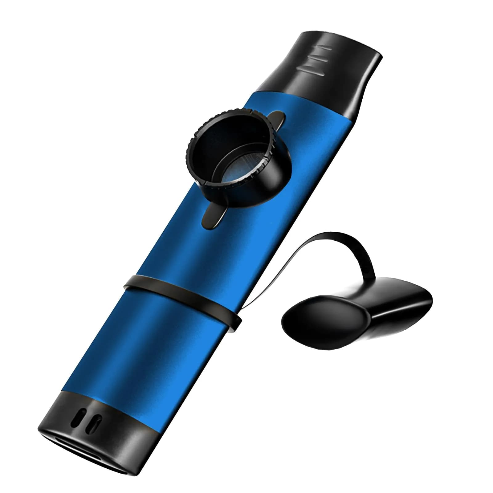 TianChunyue Metal Kazoo 5 Diaphragms | Adjustable Tone for Most Instruments (Blue) - main product image