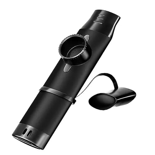 TianChunyue Metal Kazoo 5 Diaphragms | Adjustable Tone for Most Instruments (Black) thumbnail 1