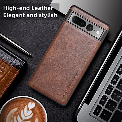 X-level PU Leather Case for Google Pixel 7 Pro | Shockproof, Non-Slip, Vintage Brown thumbnail 6