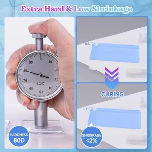LET'S RESIN UV Resin 200g High Viscosity Clear Hard Type for Crafts, Doming, Coating | Quick-Curing, Low Shrinkage, Anti-Yellowing thumbnail 5