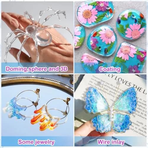 LET'S RESIN UV Resin 200g High Viscosity Clear Hard Type for Crafts, Doming, Coating | Quick-Curing, Low Shrinkage, Anti-Yellowing thumbnail 6