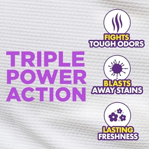 Arm & Hammer Plus OxiClean Odor Blasters Liquid Laundry Detergent Fresh Burst 2850ml (100.5 Fl Oz) | Triple-Power Cleaning thumbnail 5
